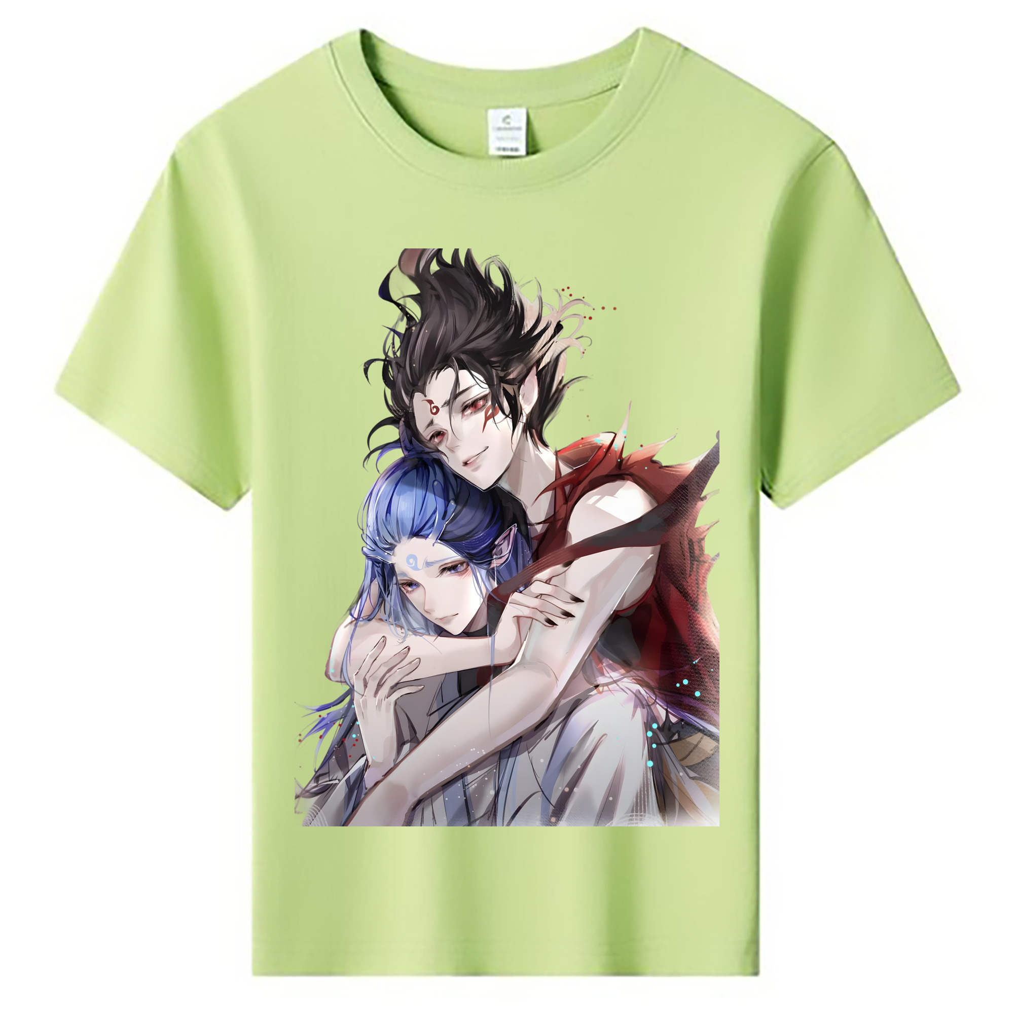 （画像用） Ne Zha 2 ナタ 魔童の大暴れ 綿100％キッズTシャツ（フロントプリント）